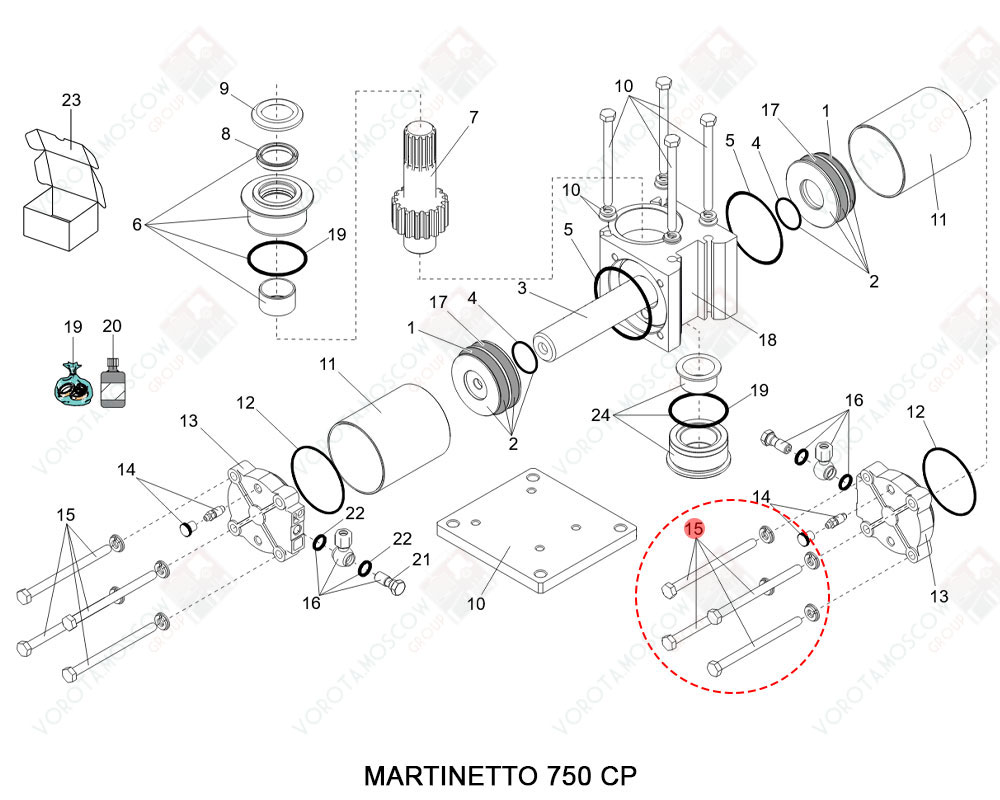 FAAC Запчасть MOUNTING BOLT 760, 7011345