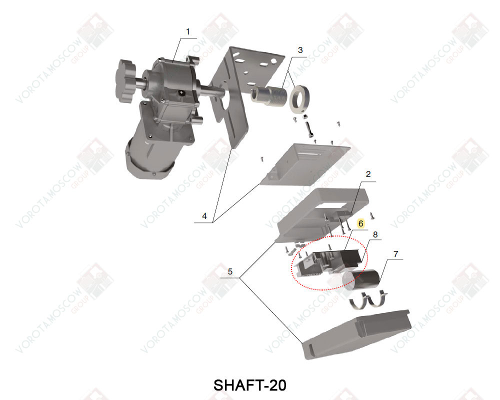 DoorHan Плата управления для приводов Shaft 220 В, PCB-SH