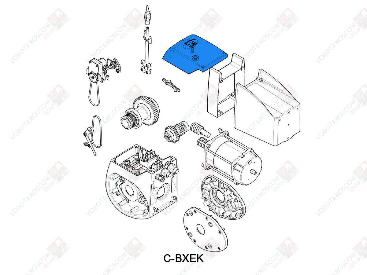 CAME Крышка отсека концевых выключателей C-BX, 119RICX017