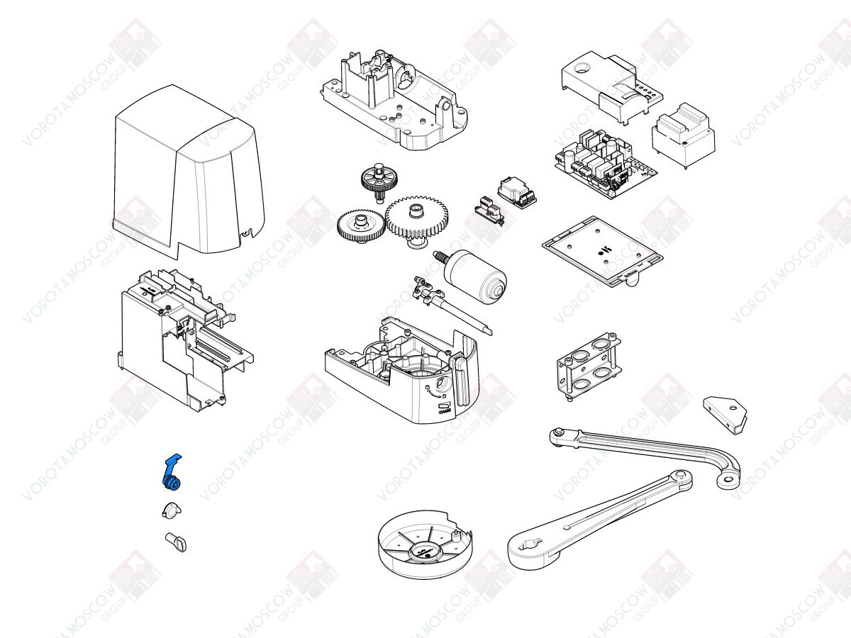 CAME Замок разблокировки OPB001 (арт. 119RID431)