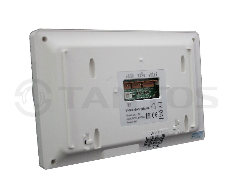 TANTOS Монитор видеодомофона цветной, TFT LCD 4,3" 480x272, PAL/NTSC, Hands-Free, LILU - SD