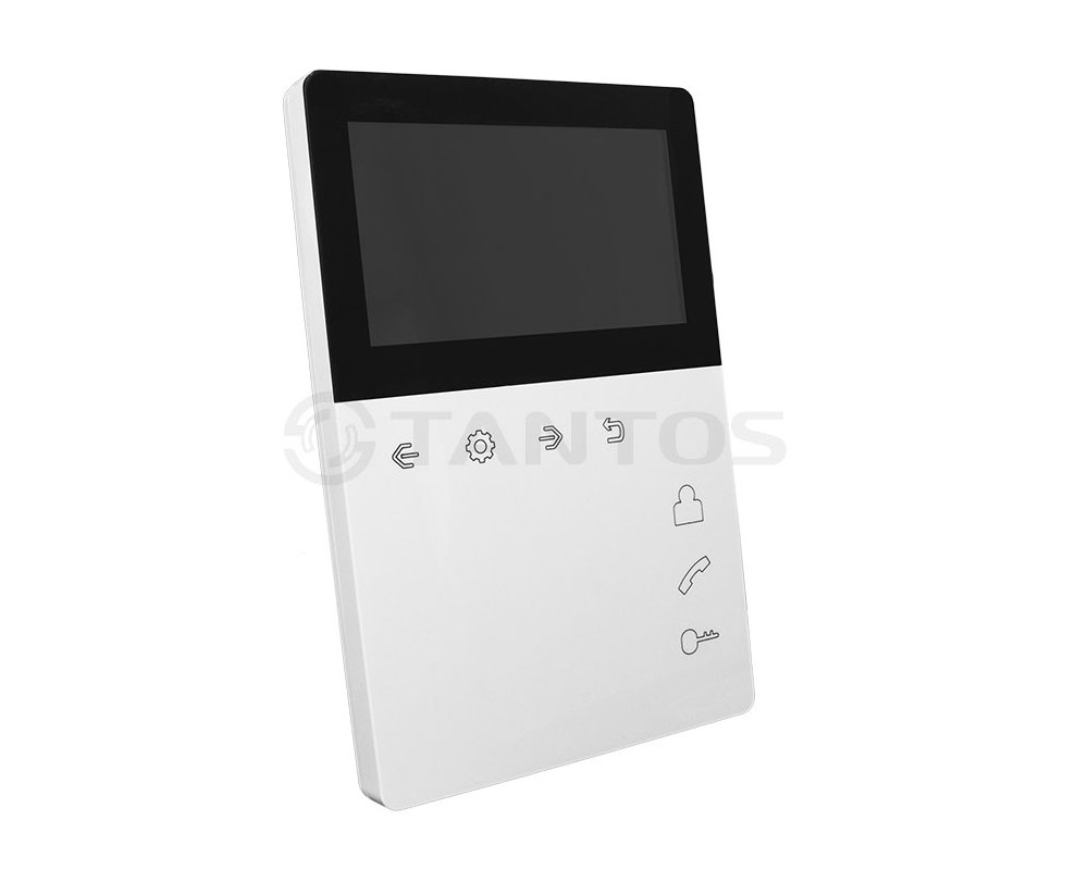 TANTOS Монитор видеодомофона цветной, TFT LCD 4,3" Hands-Free, Elly