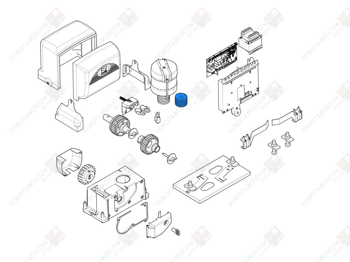 CAME Червяк BX (арт119RIY003)