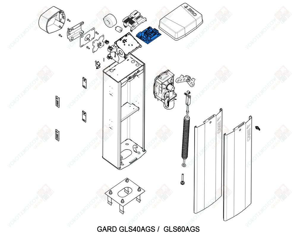 CAME Плата блока управления ZL392C, 88003-0137