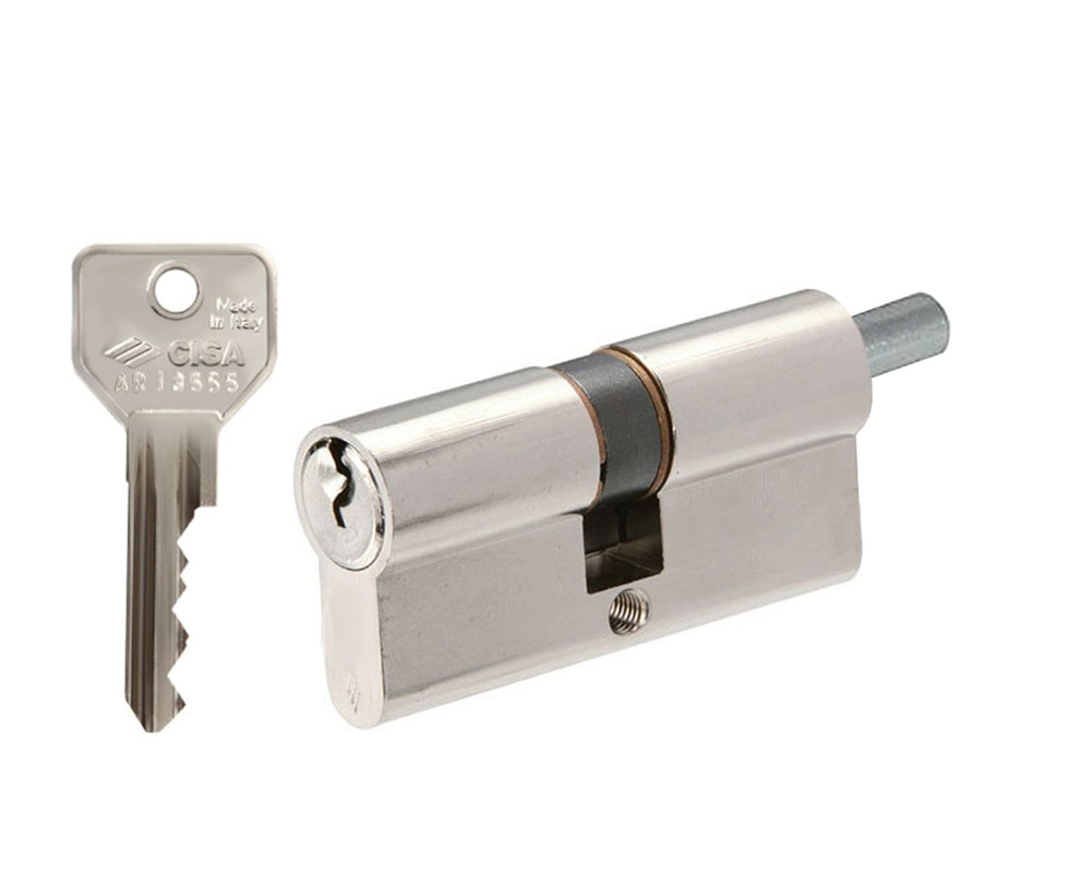 CISA Цилиндр серии С2000 ключ-вертушка 70мм (35х35) никель, 1.0G302.13.0.12